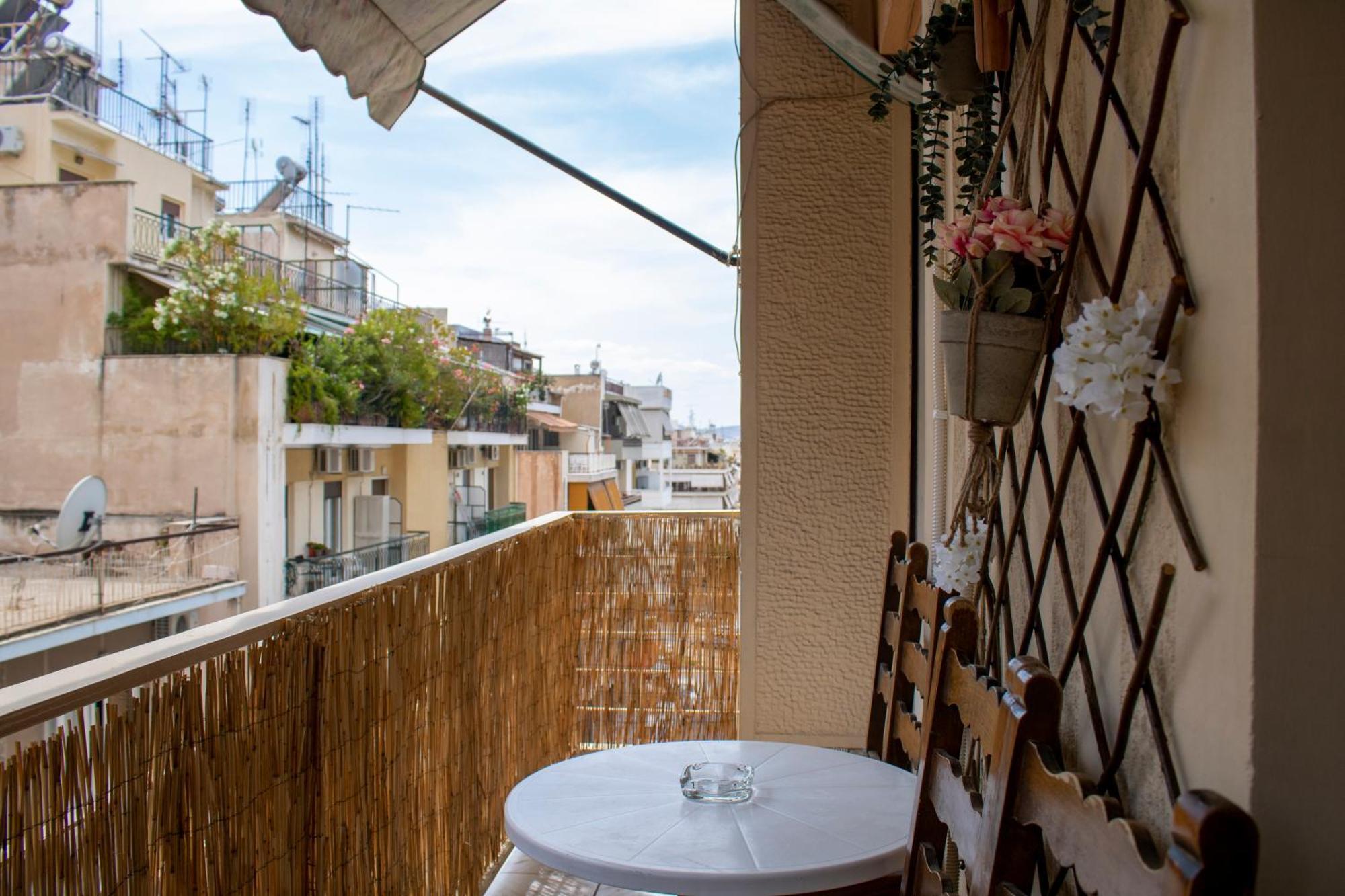 Ferienwohnung Acropolis Rooftop View, 200M From Neos Kosmos Metro Station Athen Exterior foto